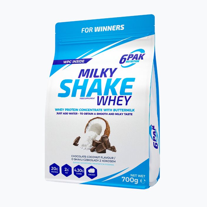 Molke 6PAK Milky Shake 700 g Kokosnuss
