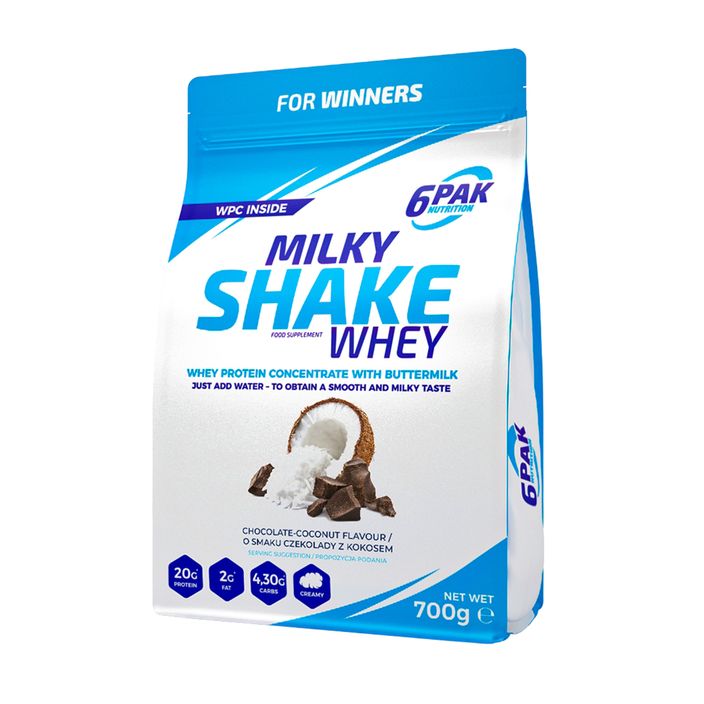 Molke 6PAK Milky Shake 700 g Kokosnuss 2
