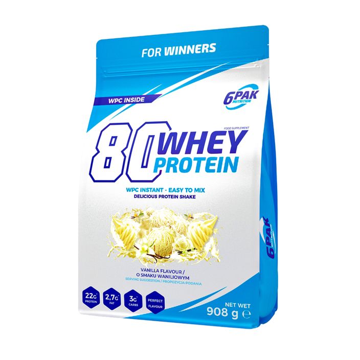 Molke 6PAK 80 Protein 908 g Vanille 2