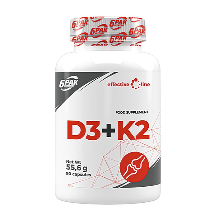 Vitamine 6PAK D3+K2 90 Kapseln 2