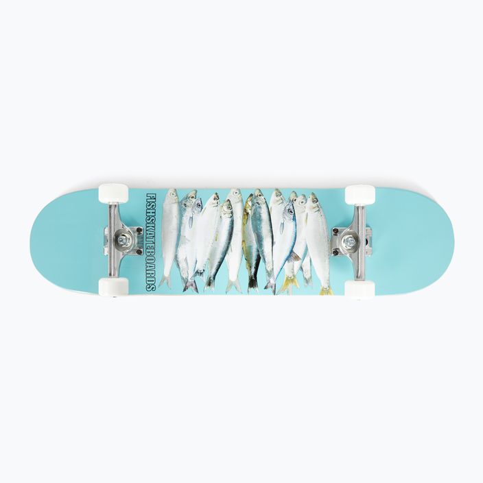 Fisch Skateboards klassische Skateboard Sprotten 8 0  blau