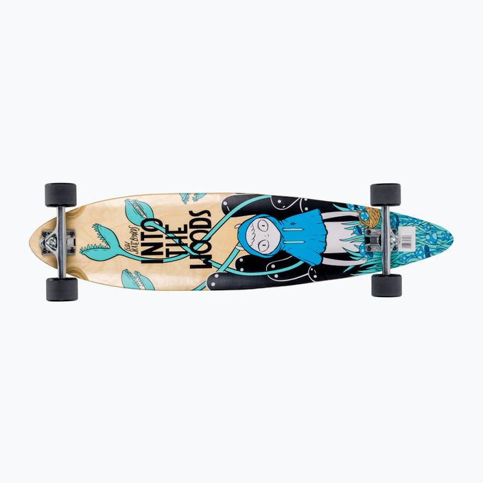 Fish Skateboards Pixie Longboard blau LONG-PIX-SIL-BLA