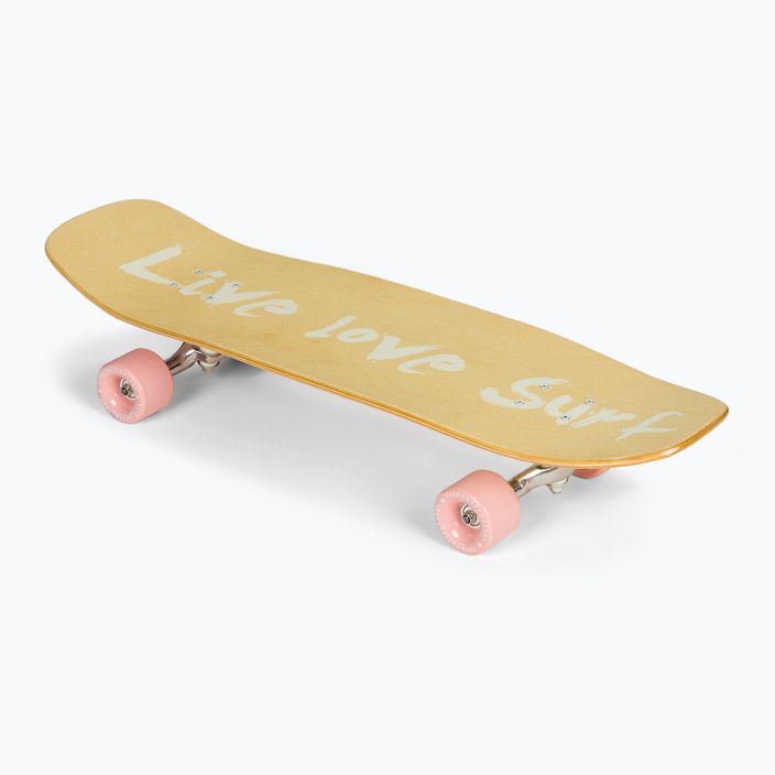 Surfskate Skateboard Fisch Skateboards Welle beige SURF-WAV-SIL-PIN 2