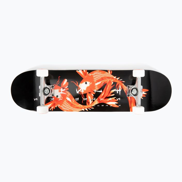 Fish Skateboards Pro 8.0  Koi klassisches Skateboard schwarz SKATE-KOI8-SIL-WHI 4