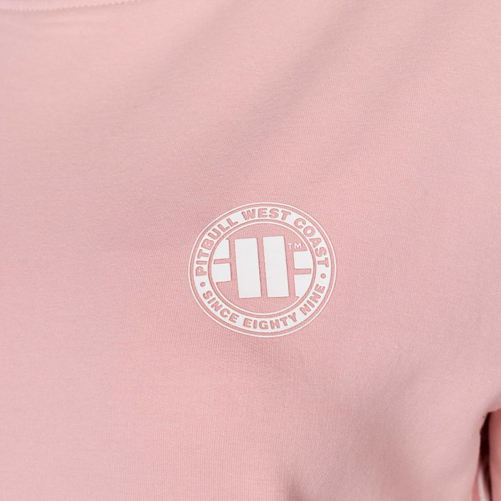 Damen-Sweatshirt Pitbull West Coast Crewneck F.Terry „Small Logo” powder pink 3