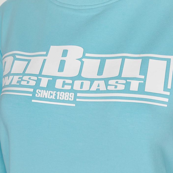 Damen-Sweatshirt Pitbull West Coast Crewneck F.Terry „Boxing" turquise 3