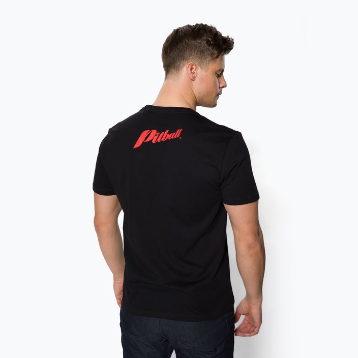 Herren-T-Shirt Pitbull West Coast RED BRAND black 3