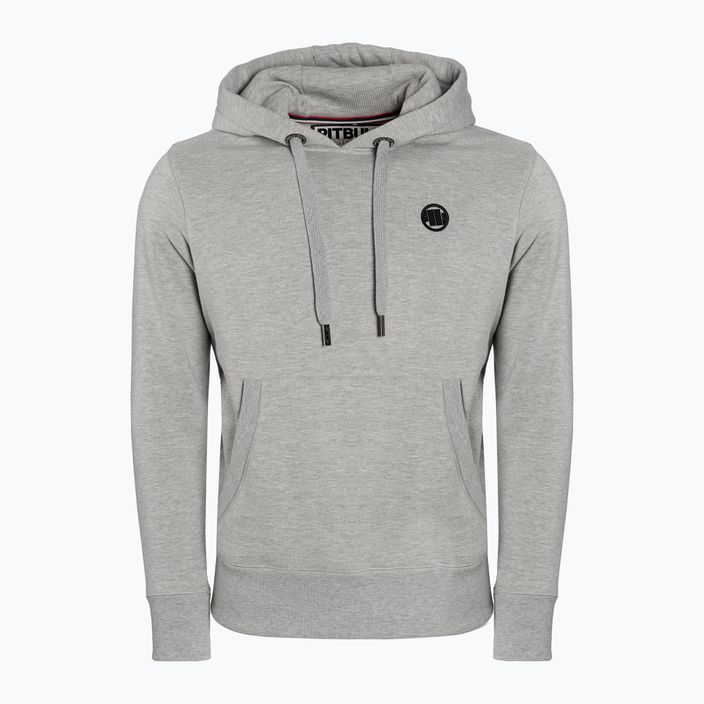 Sweatshirt für Männer Pitbull West Coast Hooded Small Logo 21 grey/melange