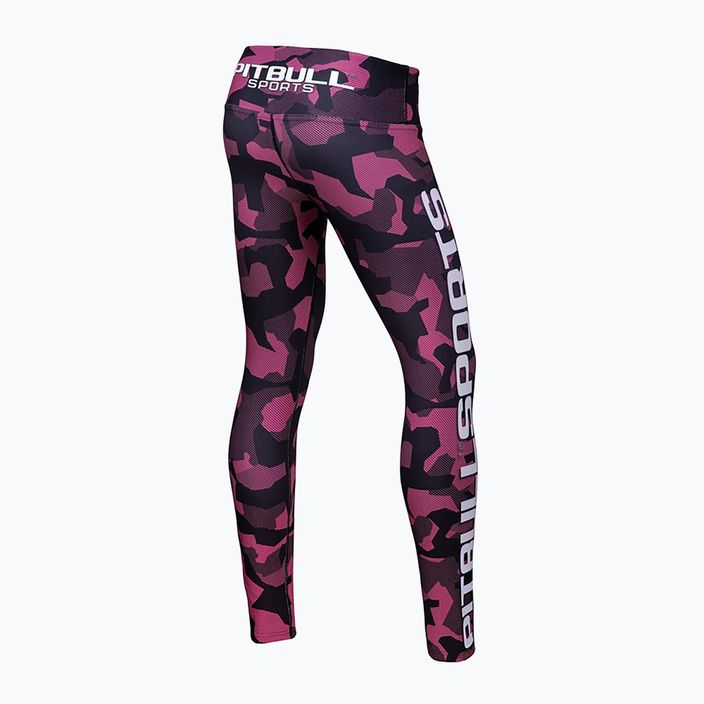 Leggings für Frauen Pitbull West Coast Compr Pants Dillard pink camo 2