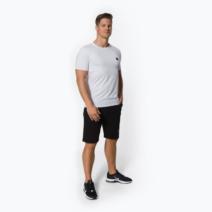 Herren-T-Shirt Pitbull West Coast Slim Fit Lycra Small Logo white 2