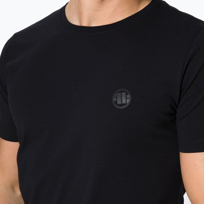 Herren-T-Shirt Pitbull West Coast Slim Fit Lycra Small Logo black 4