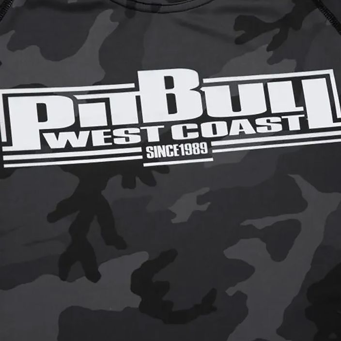 Damen-Rashguard Pitbull West Coast Rash T-S All black camo 3