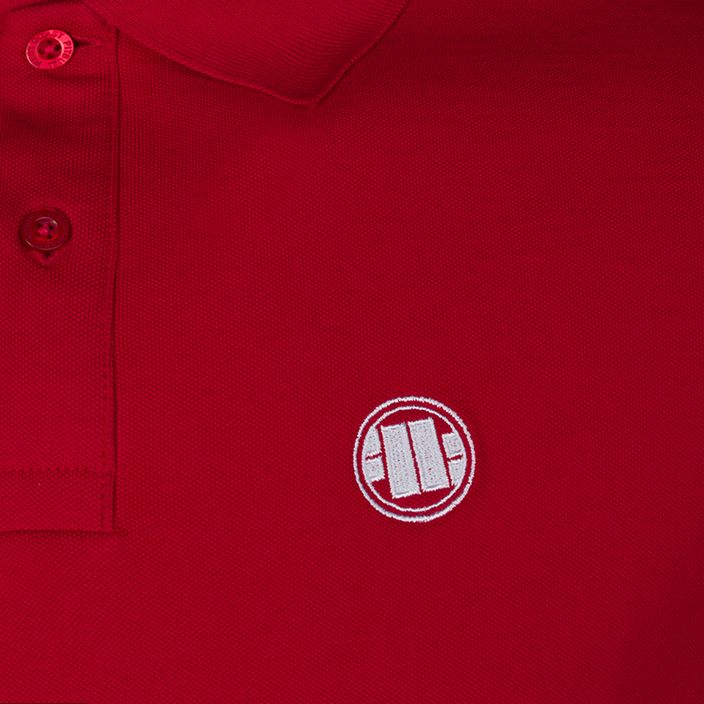 Poloshirt für Männer Pitbull West Coast Polo Regular Logo red 3