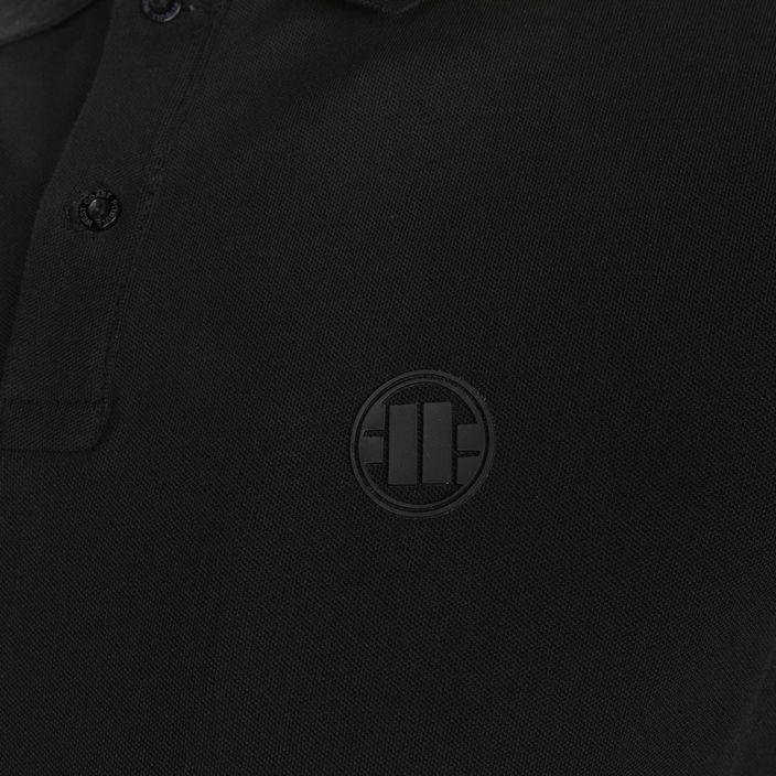 Poloshirt für Männer Pitbull West Coast Polo Slim Logo black 3