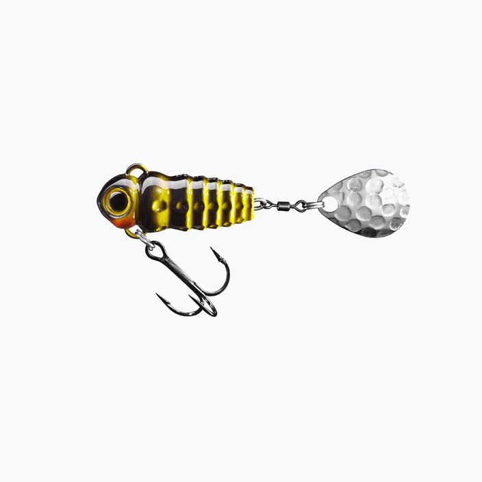SpinMad Crazy Bug Tail Spinnköder schwarz und gelb 2401