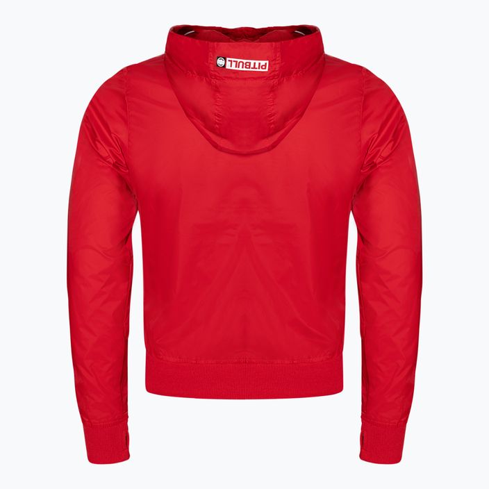 Jacke für Frauen Pitbull West Coast Aaricia Sleeve Hooded Nylon red 2