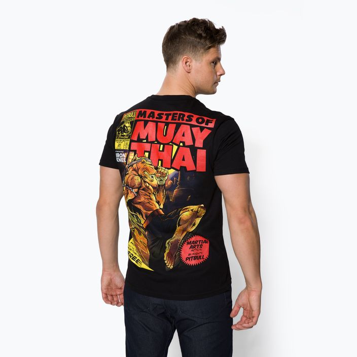 Herren-T-Shirt Pitbull West Coast Master Of Muay Thai black 3