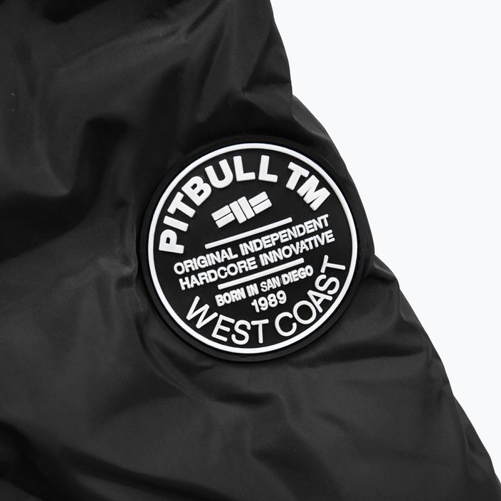 Winterjacke für Männer Pitbull West Coast Quilted Hooded Carver black 10