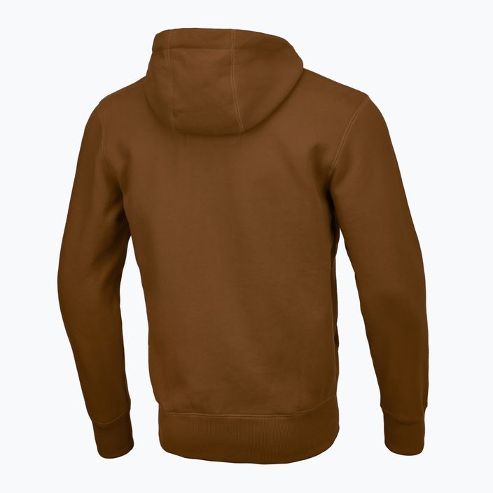 Sweatshirt für Männer Pitbull West Coast Hooded Small Logo brown 2