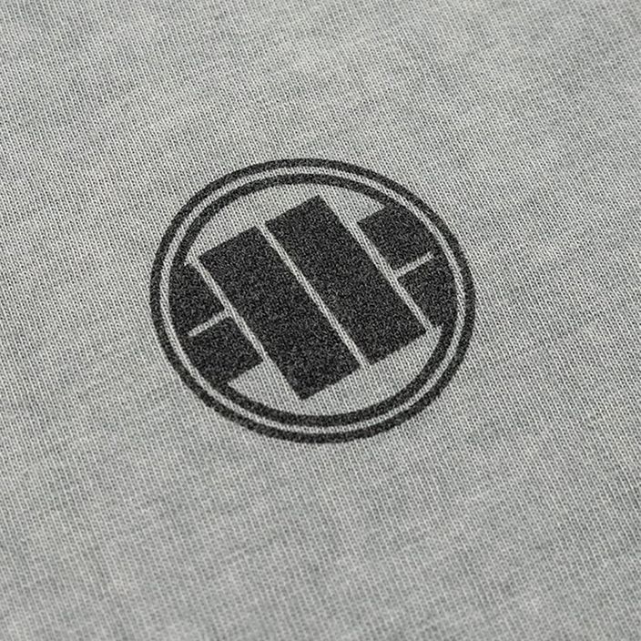 Herren-T-Shirt Pitbull West Coast T-Shirt Small Logo Denim Washed 190 grey/melange 4