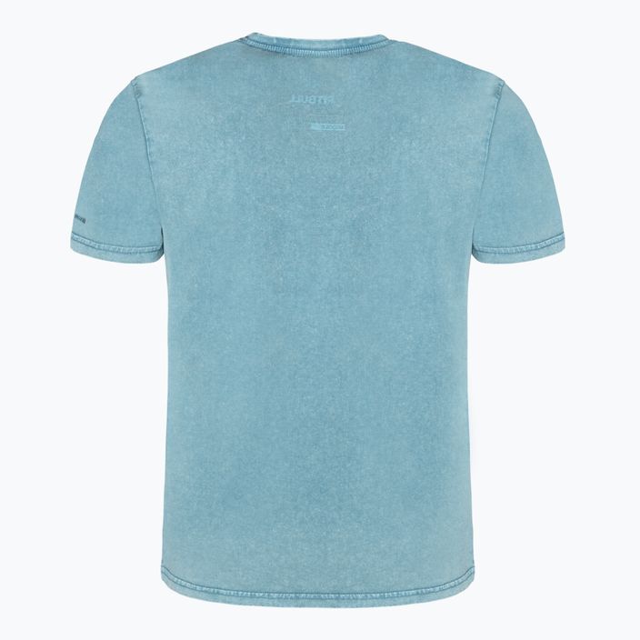 Herren-T-Shirt Pitbull West Coast T-Shirt Circle Dog light blue 2