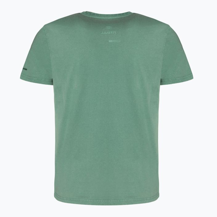 Herren-T-Shirt Pitbull West Coast T-Shirt Circle Dog green 2