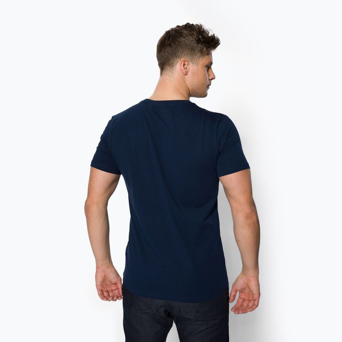 Herren-T-Shirt Pitbull West Coast Slim Fit Lycra Small Logo dark navy 3
