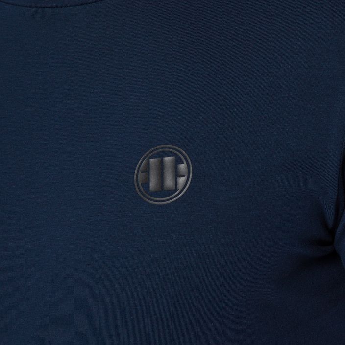 Herren-T-Shirt Pitbull West Coast Slim Fit Lycra Small Logo dark navy 4