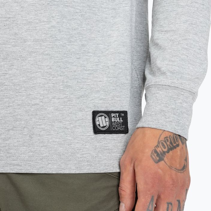 Sweatshirt für Männer Pitbull West Coast Small Logo Spandex 210 grey/melange 4