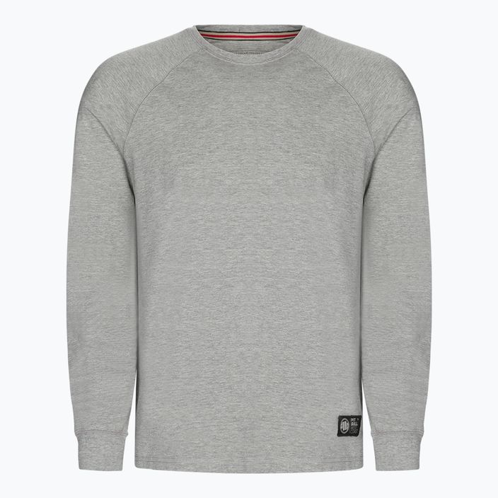 Sweatshirt für Männer Pitbull West Coast Small Logo Spandex 210 grey/melange 7