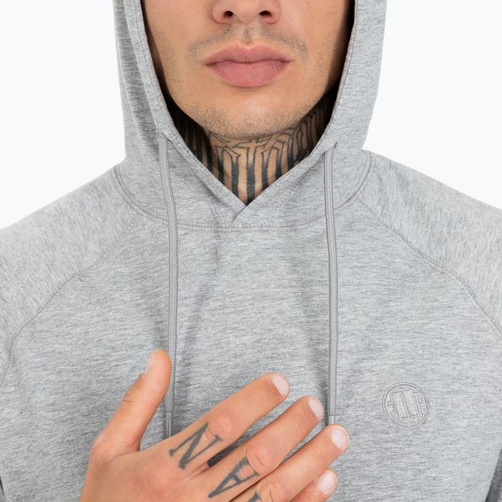 Sweatshirt für Männer Pitbull West Coast Hooded Small Logo Spandex 210 grey 5