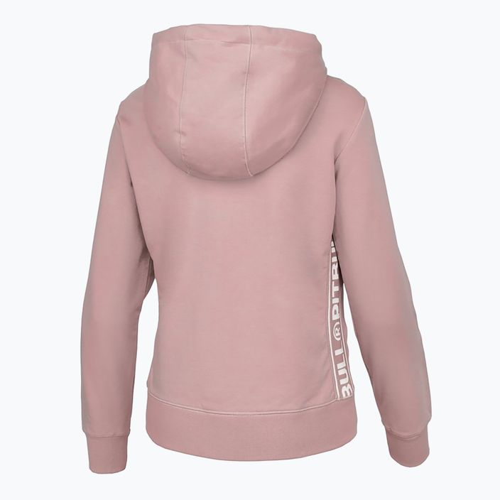 Damen-Sweatshirt Pitbull West Coast Hooded Zip French Terry 21 powder pink 2