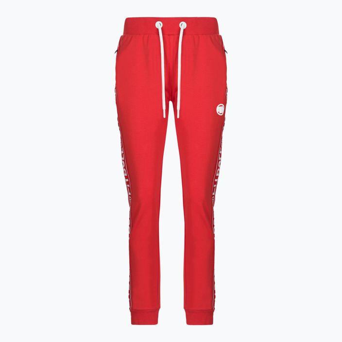 Hosen für Frauen Pitbull West Coast Jogging Pants F.T. 21 Small Logo red