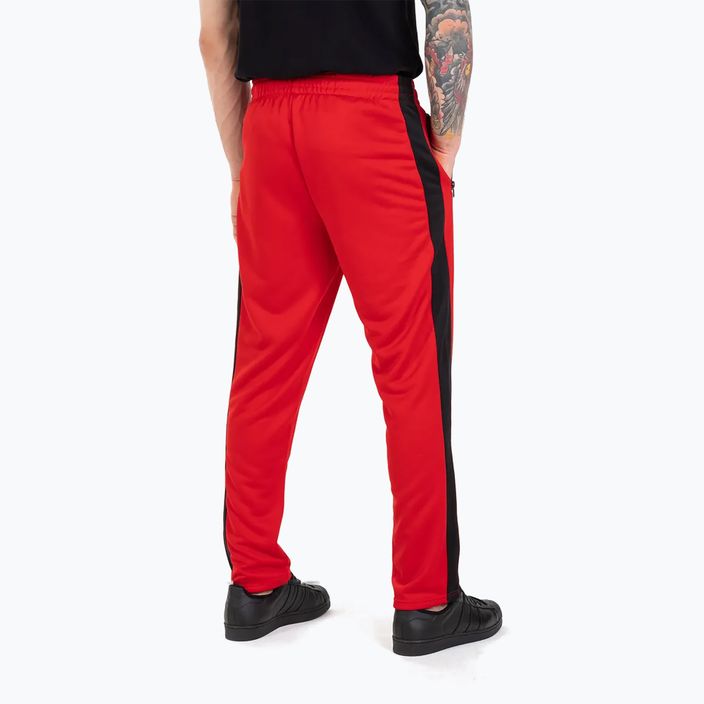 Hosen für Männer Pitbull West Coast Oldschool Track Pants Raglan red 5