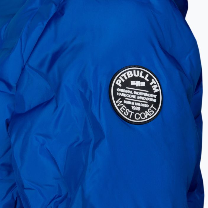 Winterjacke für Männer Pitbull West Coast Quilted Hooded Carver royal blue 3