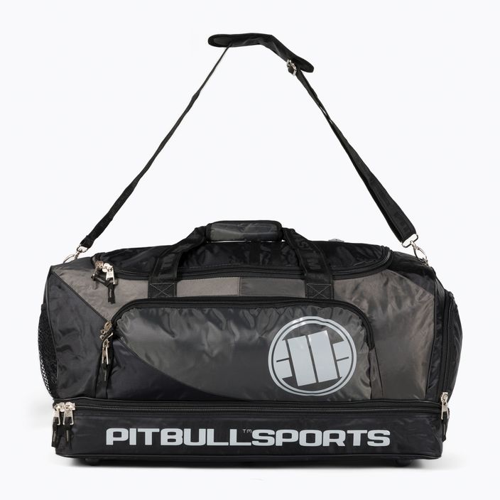 Trainingstasche Pitbull West Coast Big Sports Logo black/grey 2