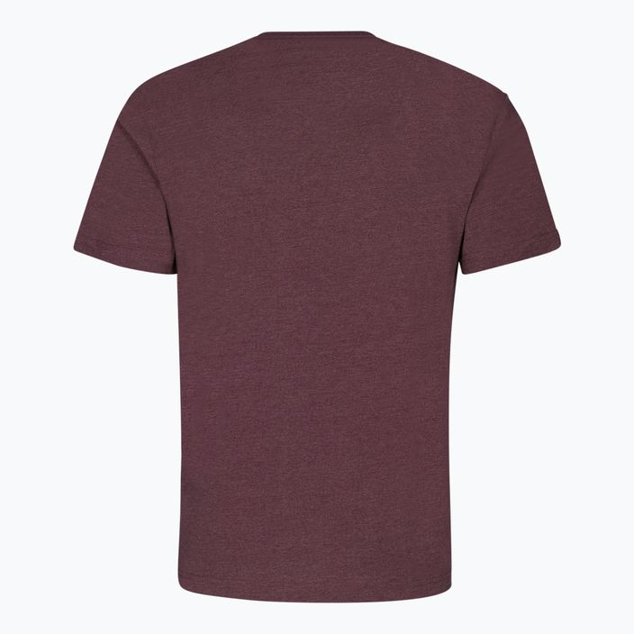 Herren-T-Shirt Pitbull West Coast T-S Small Logo 160 Basic burgundy 2