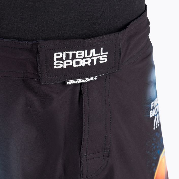 Grappling-Shorts für Männer Pitbull West Coast Grappling Master Of Boxing black 5