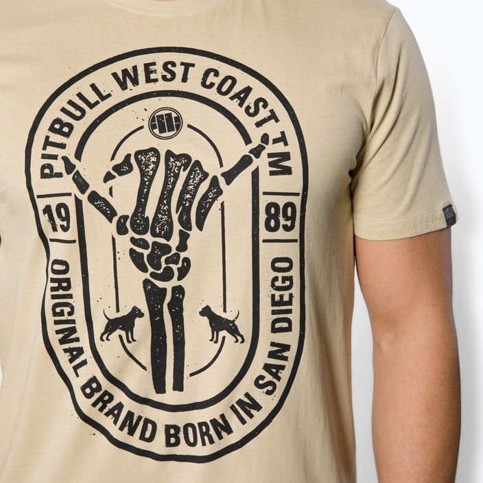 Herren-T-Shirt Pitbull West Coast Keep Rolling 22 sand 4