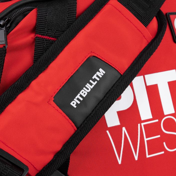 Trainingstasche für Männer Pitbull West Coast Big Logo TNT black/red 15
