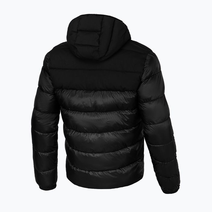 Winterjacke für Männer Pitbull West Coast Greyfox Hooded Quilted black 3
