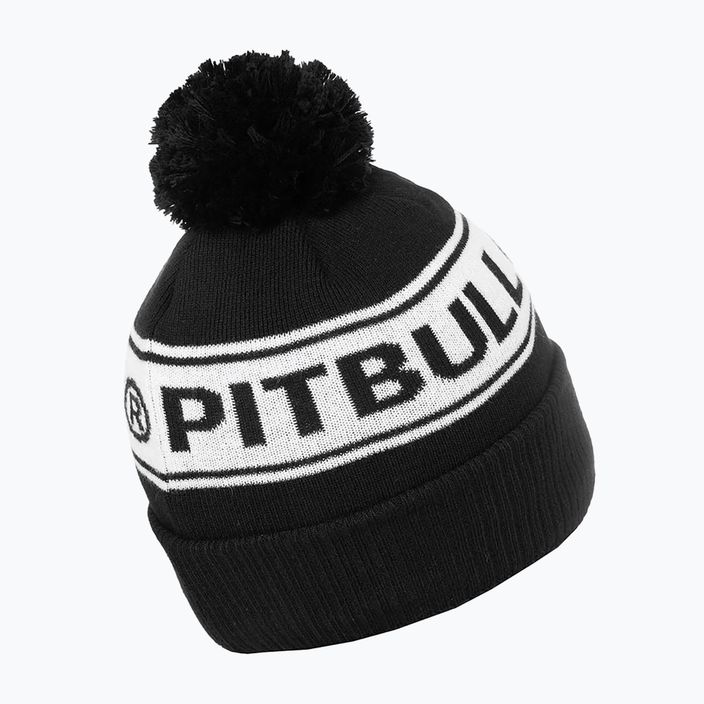 Pitbull West Coast Winter Mütze Vermel schwarz/weiß 2