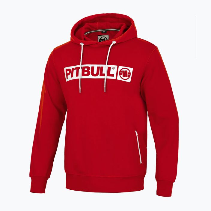 Sweatshirt für Männer Pitbull West Coast Hooded Hilltop Terry Group red 3