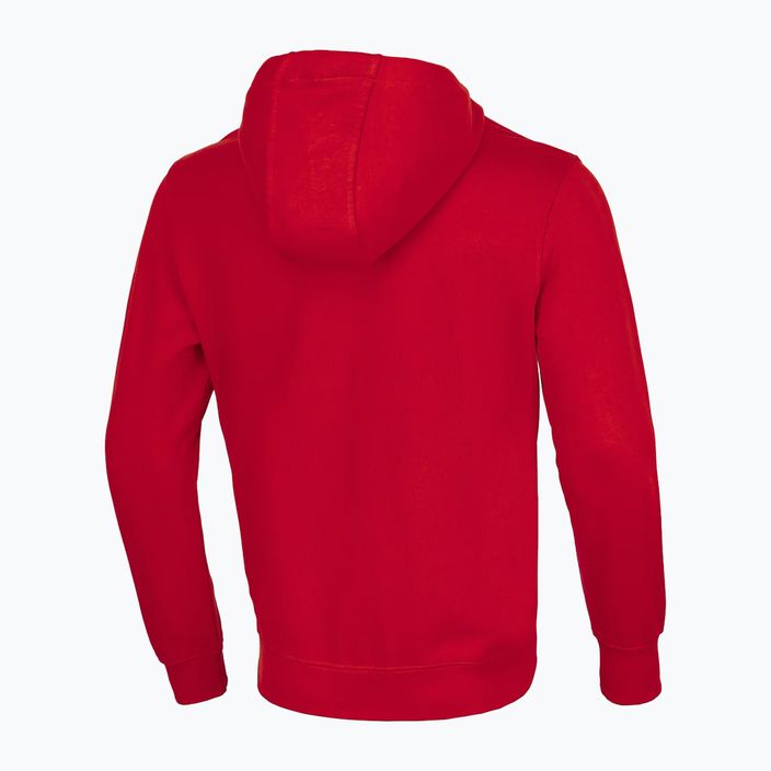 Sweatshirt für Männer Pitbull West Coast Hooded Hilltop Terry Group red 4