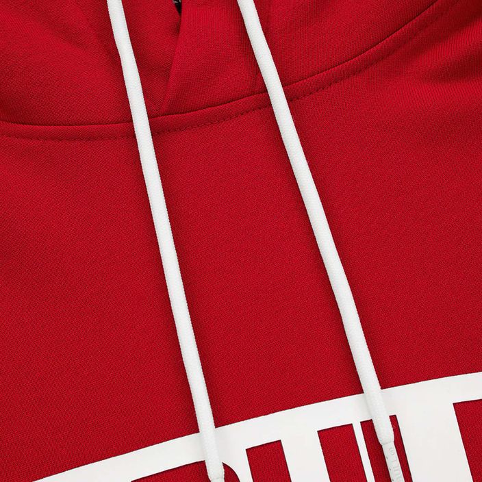 Sweatshirt für Männer Pitbull West Coast Hooded Hilltop Terry Group red 5