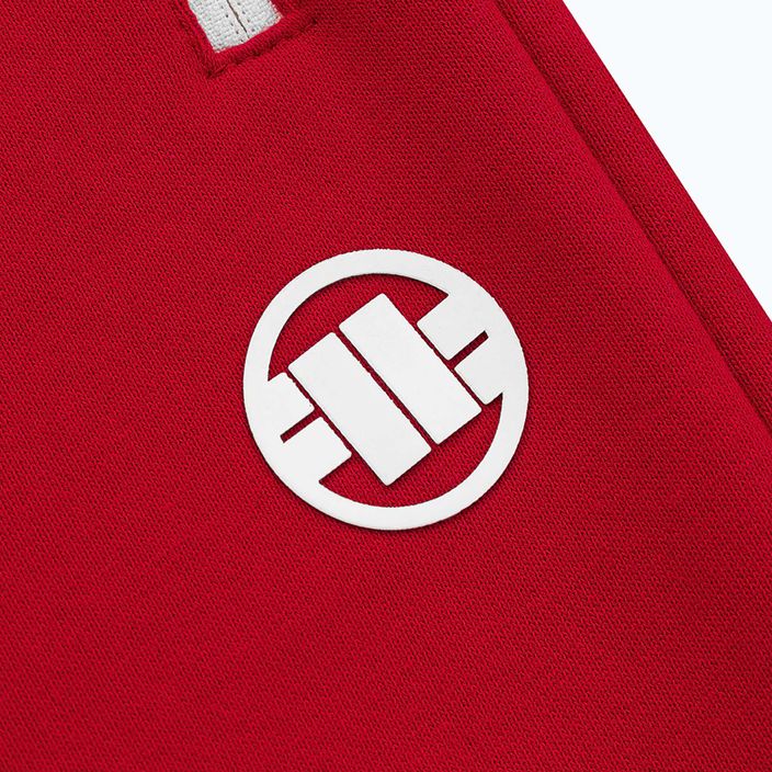 Hosen für Männer Pitbull West Coast Trackpants Small Logo Terry Group red 6