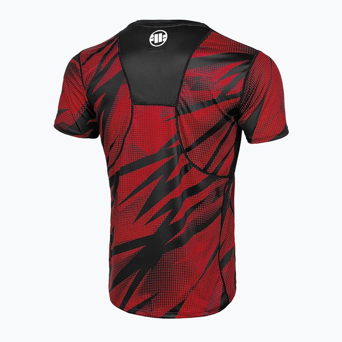 Pitbull Mesh Performance Pro Plus Dot Camo II Herren Trainings-T-Shirt rot 5