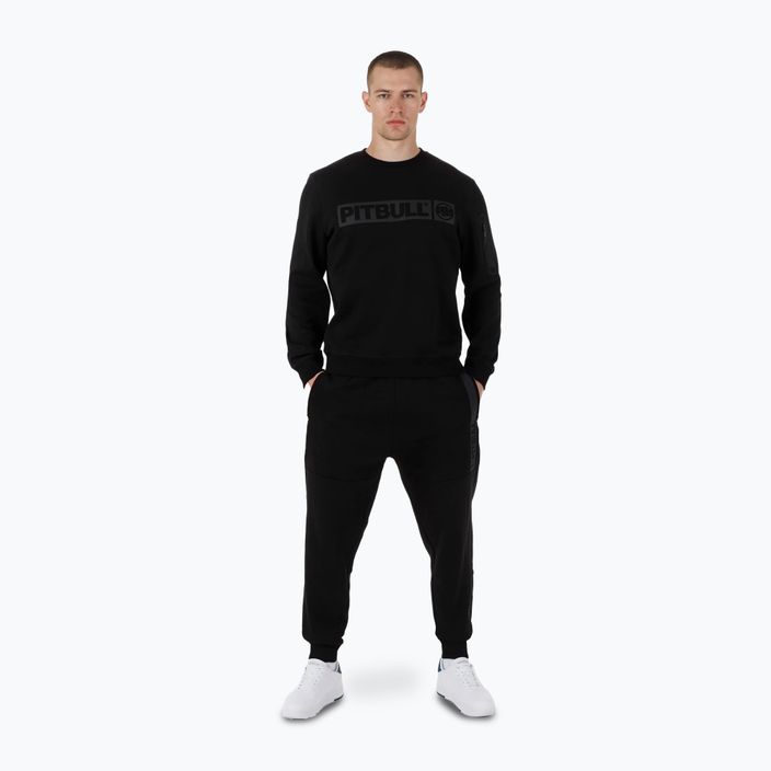 Herren Pitbull Beyer Crewneck Sweatshirt schwarz 3