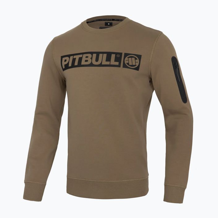 Sweatshirt für Männer Pitbull West Coast Beyer Crewneck coyote brown