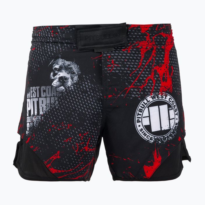 Grappling-Shorts für Männer Pitbull West Coast Grappling 2 Blood Dog 2 black